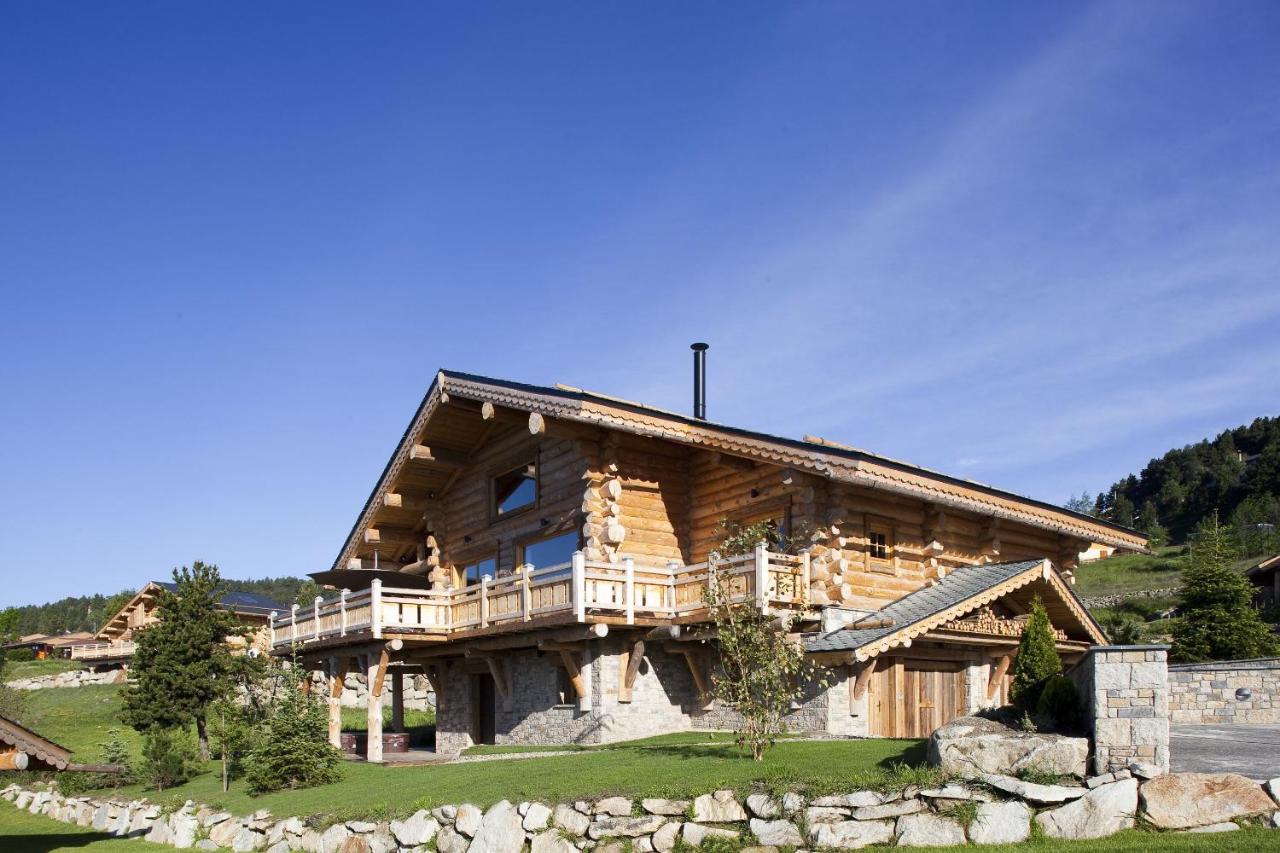 Chalet De Luxe "Lodge Des Sens" - Jacuzzi & Sauna - 12 Pers Bolquere Bagian luar foto